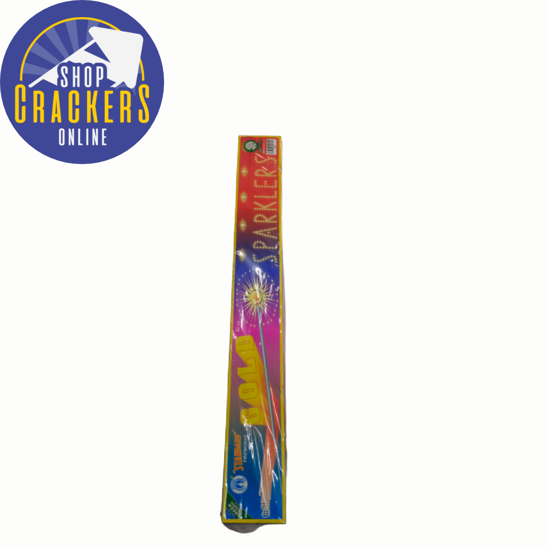 30 Cm gold sparklers (5 pcs)
