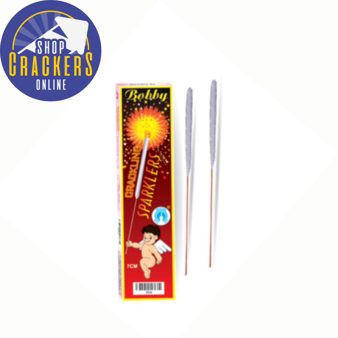 7Cm bobby crackling sparklers (10 pcs)