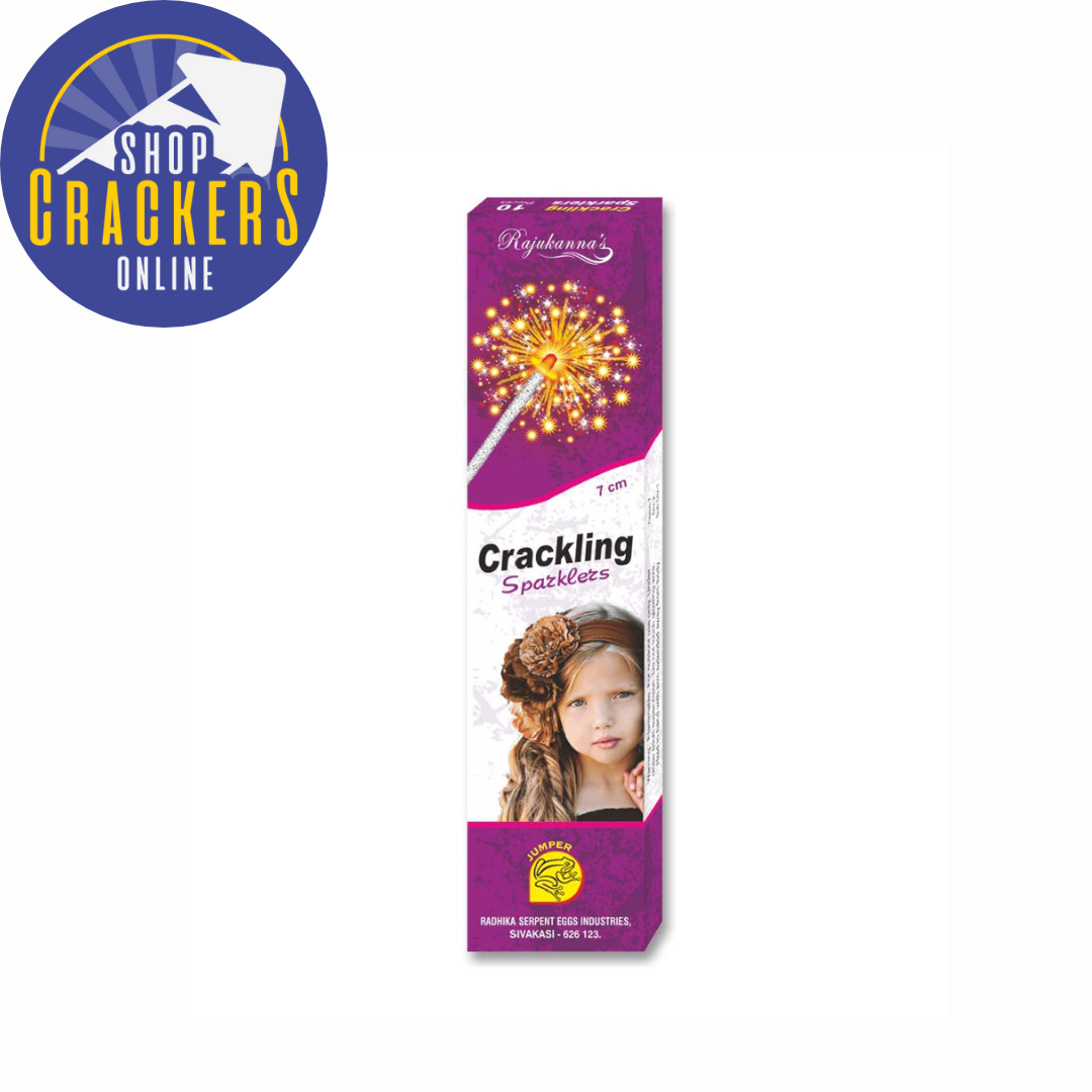 7cm Crackling Sparklers B (10 Pcs)