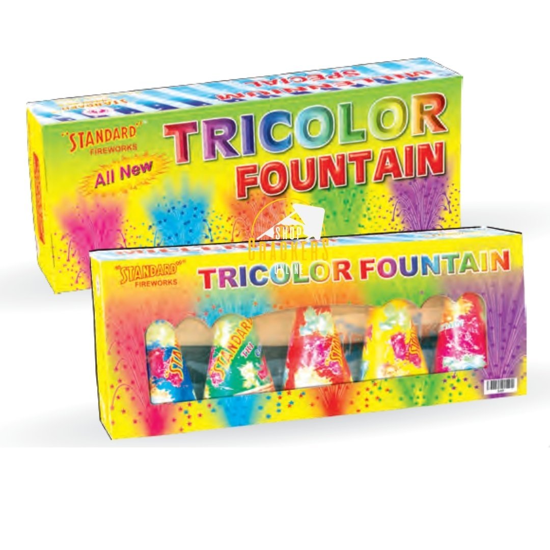 Tri Color Fountains (Millennium) (5 Pcs)